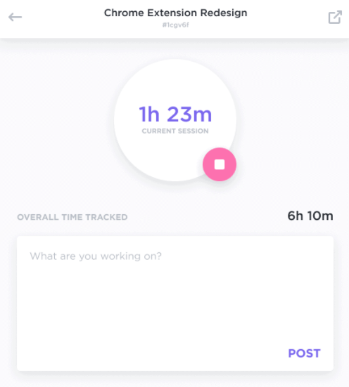 Acompanhe estimativas de tempo sem sair do seu navegador usando a Extensão do Chrome do ClickUp Acompanhe estimativas de tempo sem sair do seu navegador usando a Extensão do Chrome do ClickUp