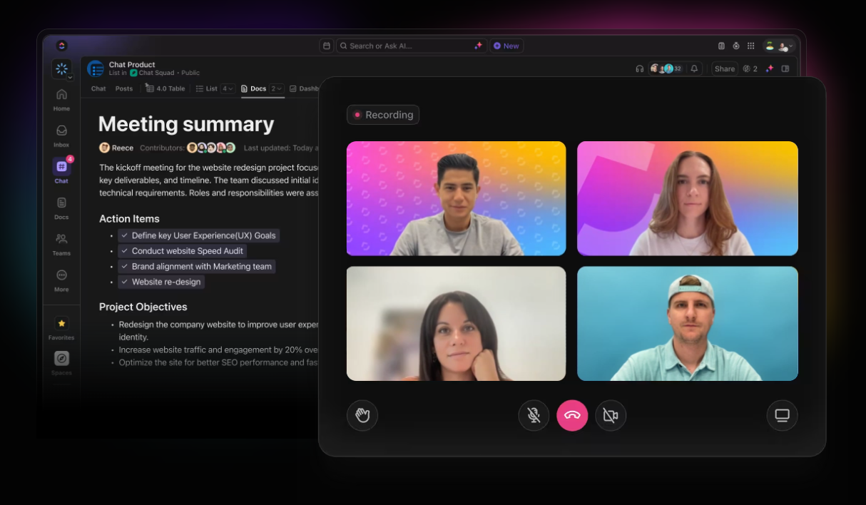 ClickUp Chat: Como Funciona e Por Que Sua Equipe Vai Adorar