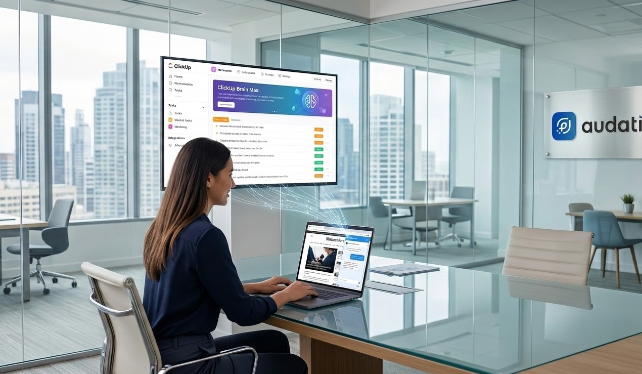 ClickUp Brain Max para Chrome: Como Levar a Inteligência Artificial do Seu Workspace para Qualquer Aba do Navegador