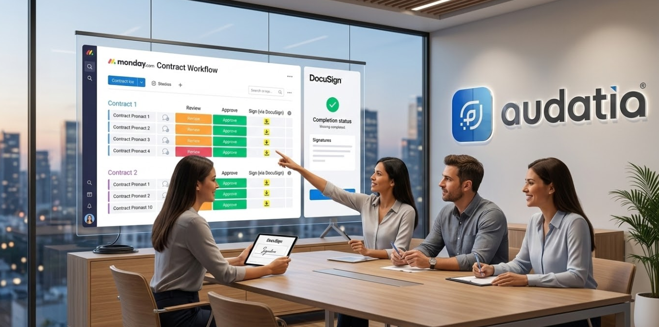 monday.com and DocuSign: Frictionless Contract Management
