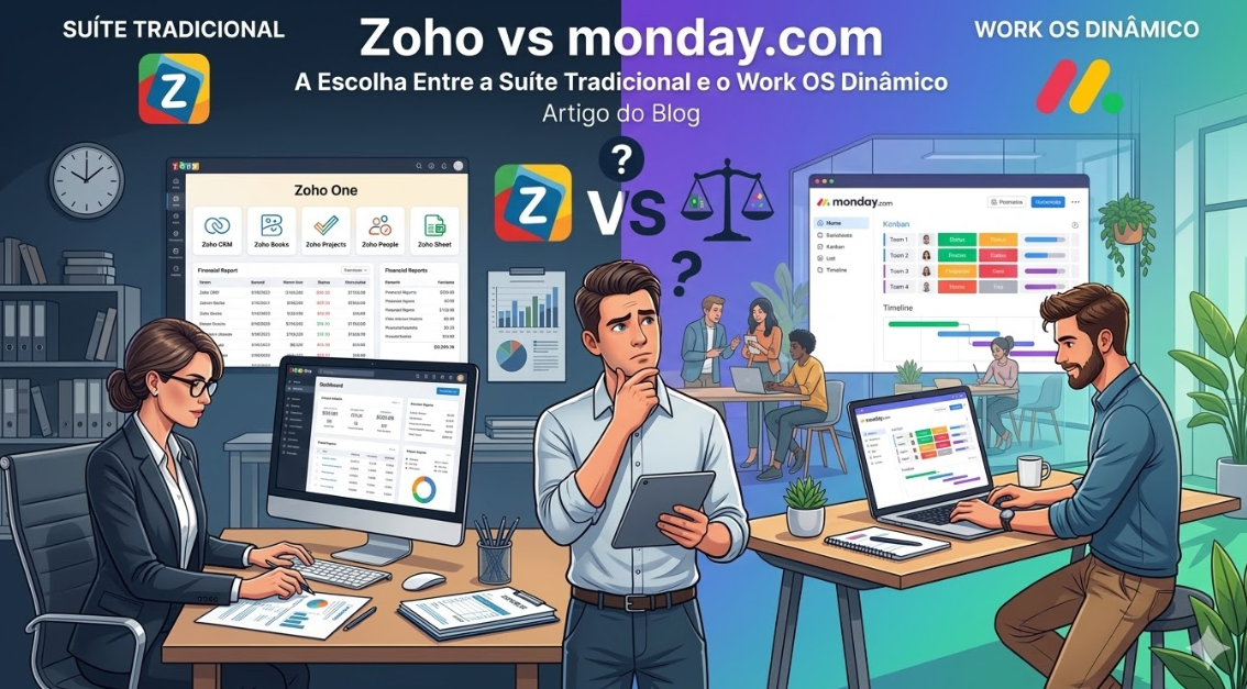 Zoho vs monday.com: Traditional Suite vs the Modern Work OS
