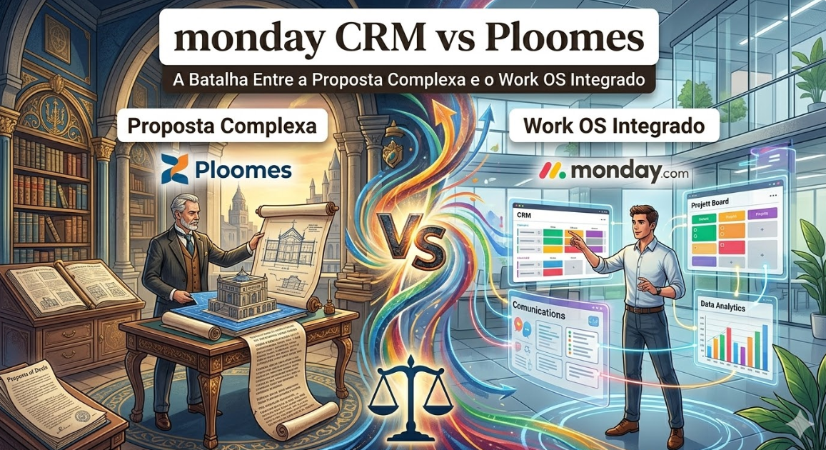 monday CRM vs Ploomes A Batalha Entre a Proposta Complexa e o Work OS Integrado